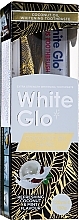 Fragrances, Perfumes, Cosmetics Set with Light Green Toothbrush - White Glo Coconut Oil Shine (toothpaste/120ml + toothbrush)