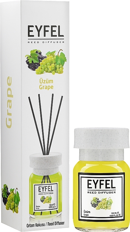 Grape Reed Diffuser - Eyfel Perfume Reed Diffuser Grapes — photo N16