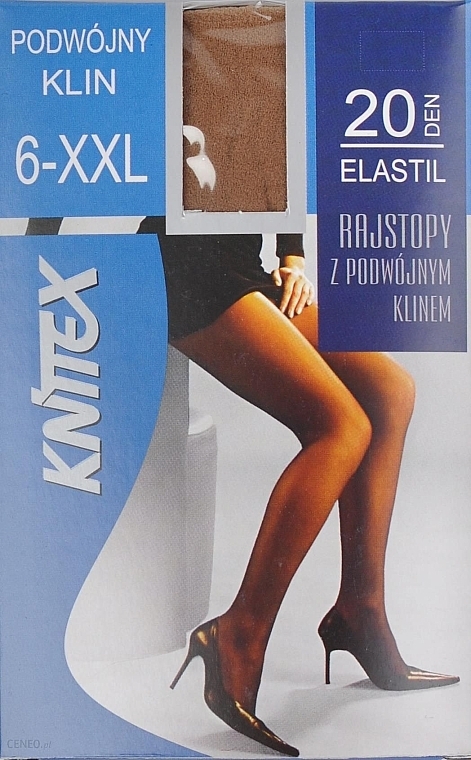Women Tights "Elastil" 20 Den, beige - Knittex — photo N17