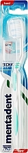 Fragrances, Perfumes, Cosmetics Toothbrush, hard, turquoise-white - Mentadent Tecnic Clean Hard