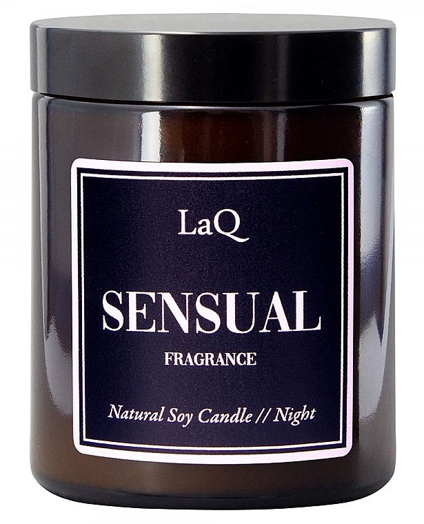 Natural Night Soy Candle - LaQ Sensual Night — photo N1