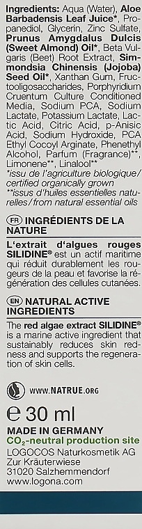 Moisturizing Anti-Couperose Bioserum - Logona Feuchtigkeits Serum Silidine — photo N11