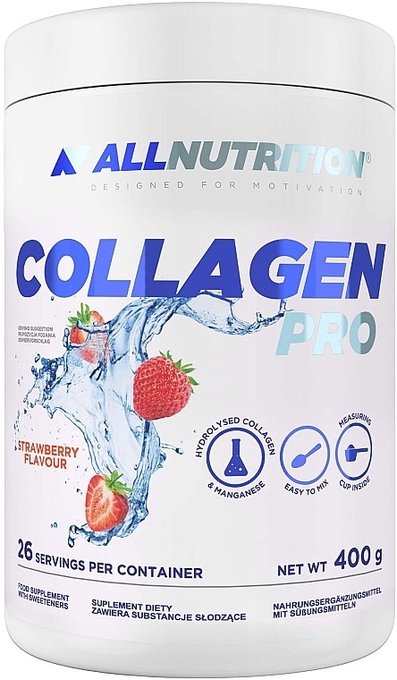 Joint & Ligament Collagen with Strawberry Flavor - Allnutrition Collagen Pro Strawberry — photo N1