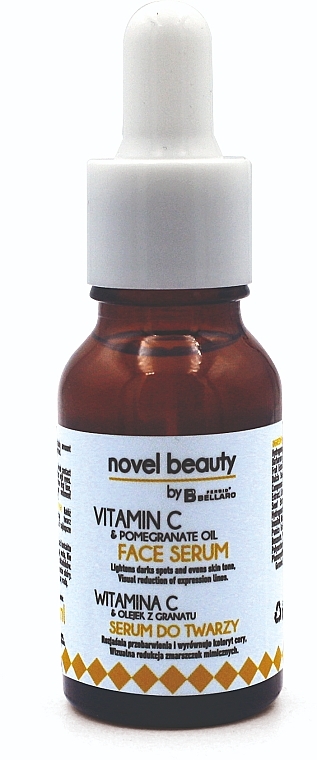 Vitamin C and Pomegranate Oil Facial Serum - Fergio Bellaro Novel Beauty Vitamin C & Pomegranate Oil Face Serum — photo N9