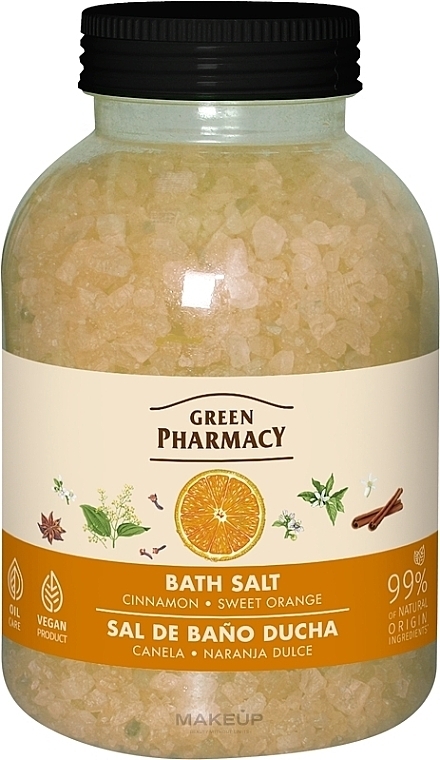 Bath Salt 'Cinnamon and Sweet Orange' - Green Pharmacy — photo N1