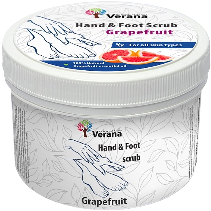 Grapefruit Hand & Foot Scrub - Verana Hand & Foot Scrub Grapefruit — photo N1