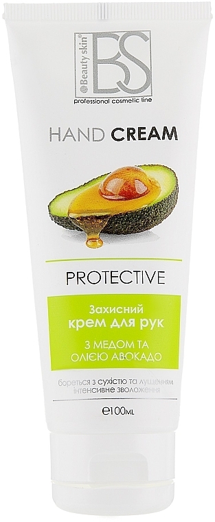 Protective Hand Cream with Honey & Avocado Oil - Beauty Skin — photo N2