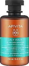 Oily Hair Mint and Propolis Shampoo - Apivita Propoline Balancing Shampoo For Very Oily Hair — photo N1