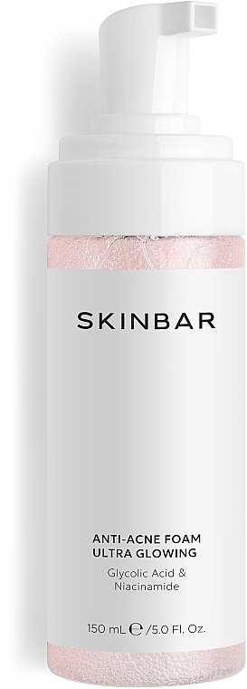 Anti-Acne Foam with Glycolic Acid & Niacinamide - SKINBAR Glycolic Acid & Niacinamide Face Foam — photo N2