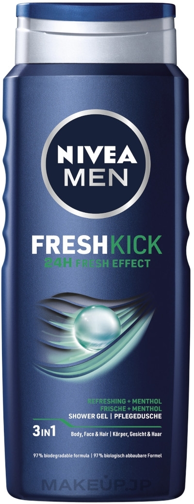 Shower Gel - NIVEA Men Fresh Kick — photo 500 ml