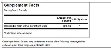 Hesperidin Dietary Supplement, 500 mg - Swanson Hesperidin — photo N3