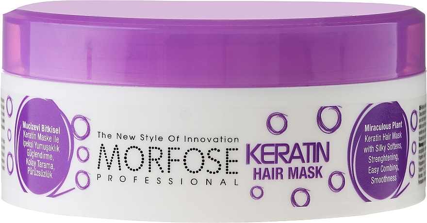 Weak Damaged Hair Mask - Morfose Buble Keratin Hair Mask — photo N2