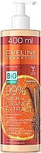 Fragrances, Perfumes, Cosmetics Warming Nourishing & Firming Body Cream-Gel with Orange Extract - Eveline Cosmetics Bio Organic 99% Natural Orange Extract