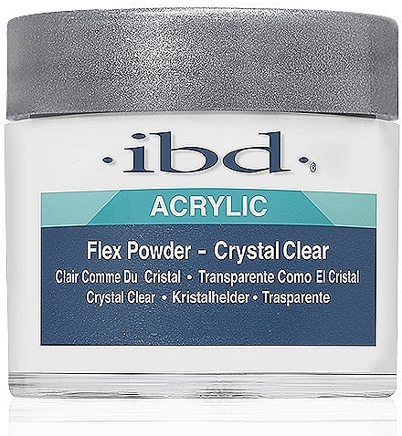 Acrylic Powder, crystal clear - IBD Flex Powder Crystal Clear — photo N1