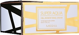 Snail Mucus Renewing Cream - Missha Super Aqua Cell Renew Snail Cream — photo N2