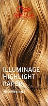 Hair Highlight Paper Sheet, 25 cm - Wella Professionals Illuminage Highlight Paper Sheet — photo N1