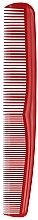 Medium Hair Comb, red - Sanel — photo N1