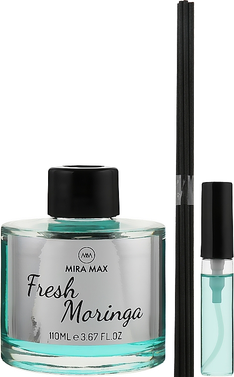 Reed Diffuser + tester - Mira Max Fresh Moringa Fragrance Diffuser With Reeds — photo N2