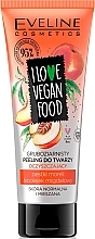 Fragrances, Perfumes, Cosmetics Face Peeling "Apricot and Almond Oil" - Eveline I Love Vegan Food Face Peeling