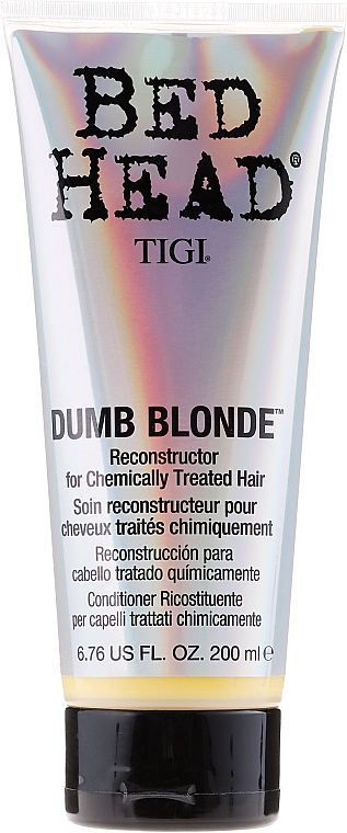 Conditioner for Bleached and Damaged Hair - Tigi Bed Head Colour Combat Dumb Blonde Conditioner — photo N1