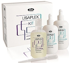 Hair Repair Set - Lisap Lisaplex Intro Kit (h/fluid/475ml + 2xh/filler/475ml) — photo N8