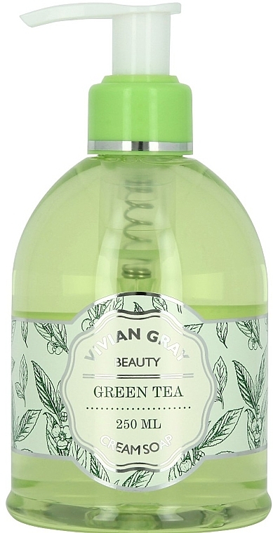 Liquid Cream Soap - Vivian Gray Green Tea Soap — photo N1