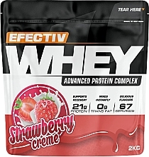 Fragrances, Perfumes, Cosmetics Strawberry Cream Whey Protein - Efectiv Nutrition Whey Protein Strawberry Creme