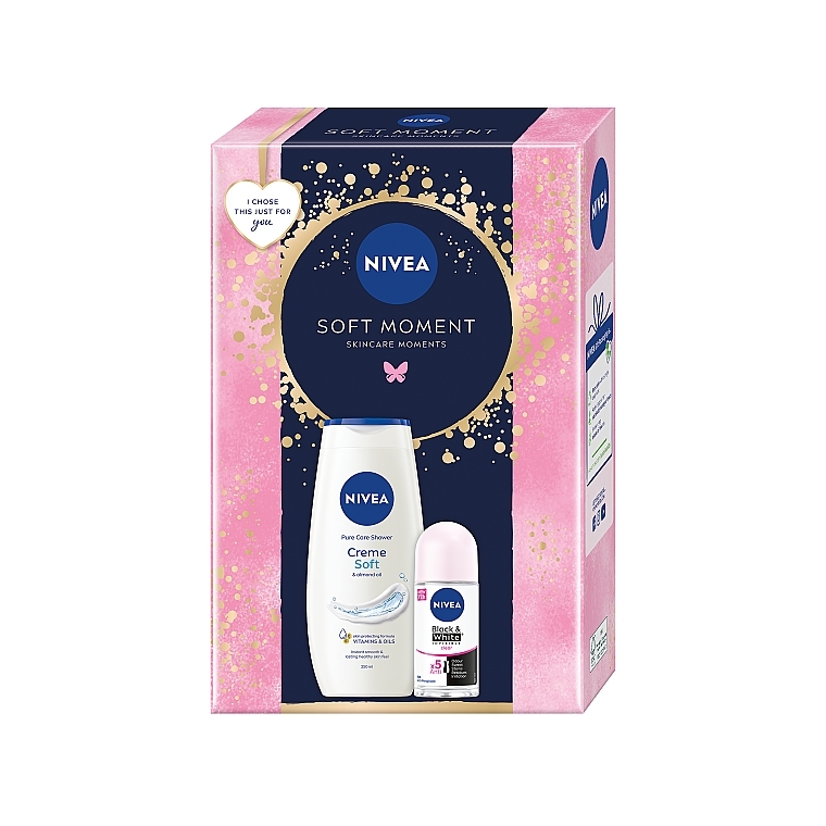 Set - NIVEA Soft Moment (sh/gel/250ml + deo/50ml) — photo N1