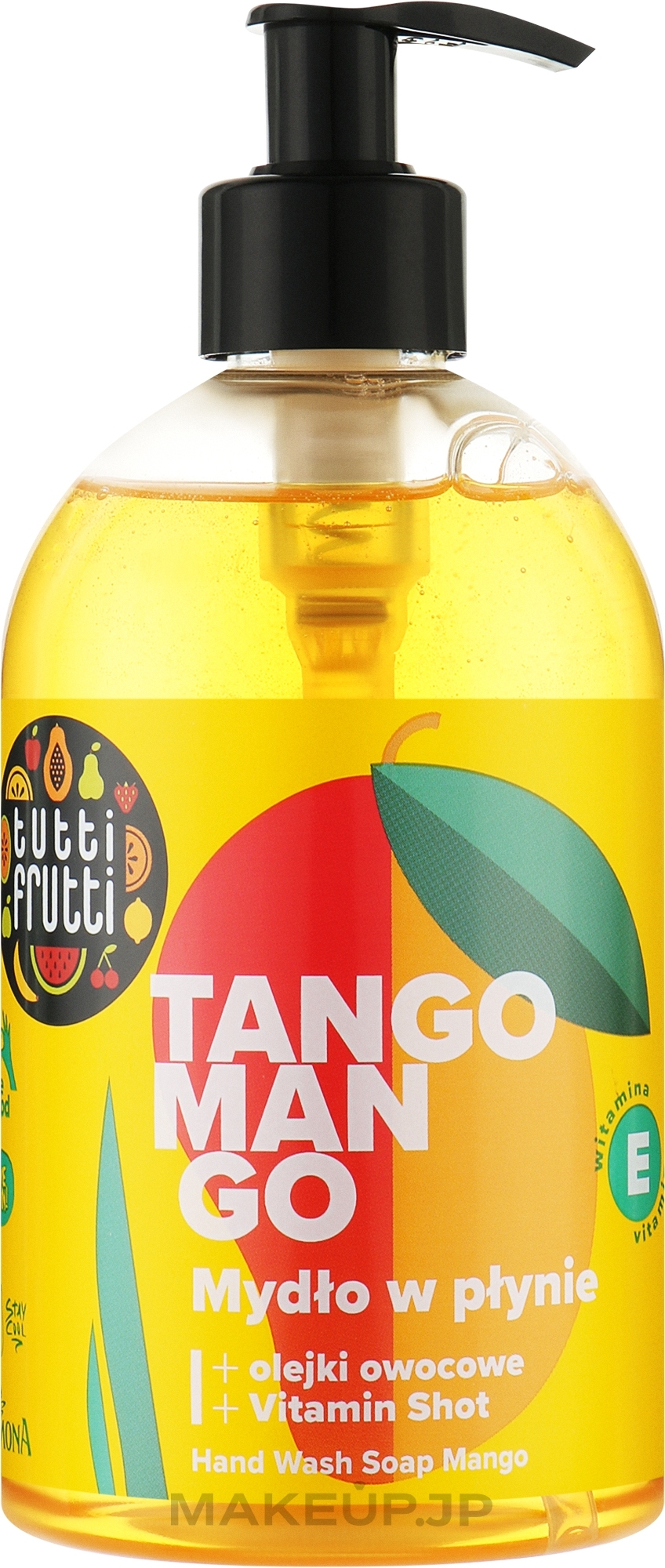 Liquid Soap "Peach and Mango" - Farmona Tutti Frutti Hand Wash Soap — photo 500 ml