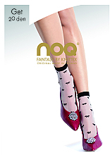 Women Socks 'Get', 20 Den, nero - Knittex — photo N1