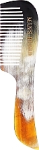 Fragrances, Perfumes, Cosmetics Moustache & Beard Comb, gray-brown - Man's Beard Moustache And Beard Comb