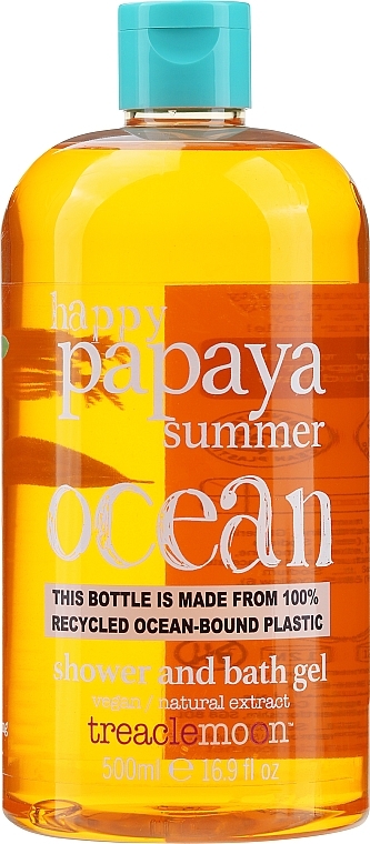 Summer Papaya Shower Gel - Treaclemoon Papaya Summer Bath & Shower Gel — photo N1