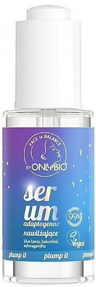 Adaptogenic Moisturizing Face Serum - Only Bio Face In Balance Adaptogenic Moisturizing Serum — photo N1