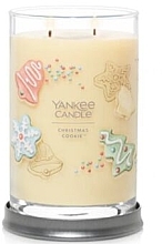 Scented Candle in Glass 'Christmas Cookie', 2 wicks - Yankee Candle Singnature — photo N1