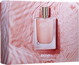 Fragrances, Perfumes, Cosmetics BOSS Alive - Set (edp/80ml + b/lot/75ml + sh/gel/50ml)