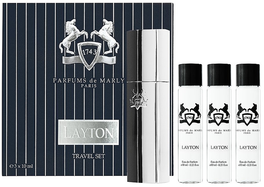 Parfums de Marly Layton - Set (edp/refill/3x10ml + case/1pcs)	 — photo N7