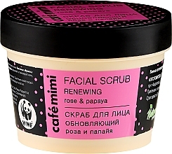 Fragrances, Perfumes, Cosmetics Renewing Face Scrub - Cafe Mimi Facial Scrub Renewing