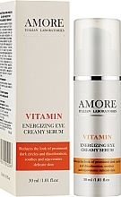 Concentrated Anti Puffiness & Dark Circles Eye Cream Serum - Amore Vitamin Energizing Eye Creamy Serum — photo N9