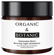 Revitalizing Night Face Cream - Organic & Botanic Amazonian Berry Reviving Night Moisturiser — photo N4