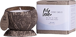 Fragrances, Perfumes, Cosmetics Scented Coconut Candle - We Love The Planet Coconut Candle Arctic White