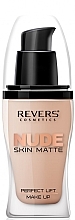 Fragrances, Perfumes, Cosmetics Foundation - Revers Nude Skin Matte Perfect Lift