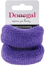 Fragrances, Perfumes, Cosmetics Hair Ties FA-5643, 2 pcs, purple - Donegal