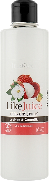 Lychee & Camellia Shower Gel - ElenSee Like Juice Lychee & Camellia — photo N2