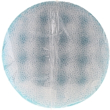 Round Shower Sponge, white-blue - Cari — photo N2