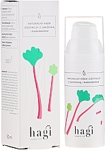 Fragrances, Perfumes, Cosmetics Natural Nourishing Face Cream with Gardenia and Rhubarb - Hagi Natural Nourishing Cream