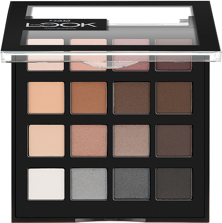 Eyeshadow Palette, 16 shades - Maxi Color Look Girl Pwr Multipalette — photo N1