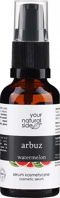 Face & Body Serum with Watermelon Extract - Your Natural Side Watermelon Organic Serum — photo N3