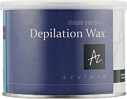 Fragrances, Perfumes, Cosmetics Warm Depilation Wax in Jar 'Azulene' - Simple Use Beauty Depilation Wax