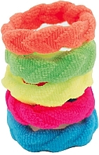 Fragrances, Perfumes, Cosmetics Multicolored Hair Ties Set, 5 pcs - IDC Institute Design Hair Bands Pack