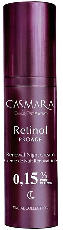 Renewal Night Cream with 0,3% Retinol - Casmara Retinol Proage Renewal Night Cream — photo N1